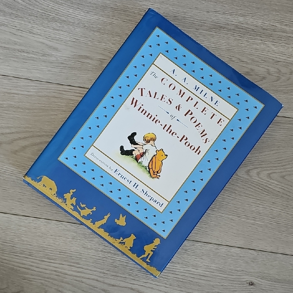 Vintage 90s Winnie The‎ Pooh The Complete Tales & Poems Hardcover Book